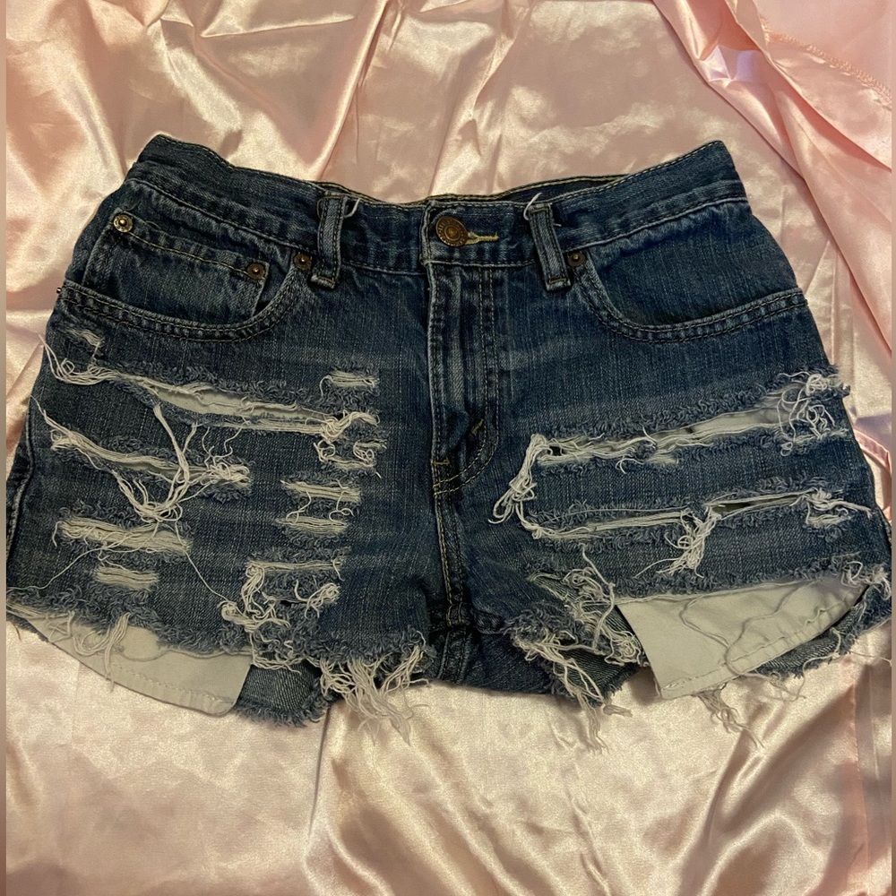 LEVIS Blue Denim Shorts